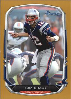 2013 Bowman - Gold #50 Tom Brady Front