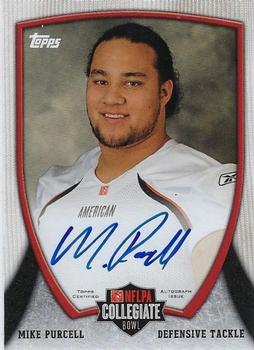 2013 Bowman - Topps NFLPA Collegiate Bowl Autographs #86 Mike Purcell Front