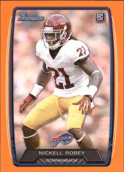 2013 Bowman - Orange #201 Nickell Robey Front