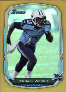 2013 Bowman - Rainbow Gold #69 Kendall Wright Front