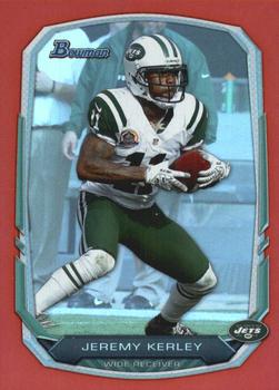 2013 Bowman - Rainbow Red #36 Jeremy Kerley Front