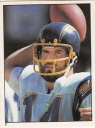 1981 Topps Stickers #2 Dan Fouts Front