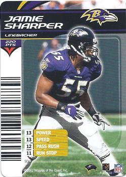 2002 NFL Showdown #034 Jamie Sharper Front