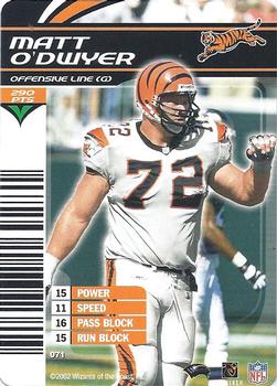 2002 NFL Showdown #071 Matt O'Dwyer Front