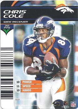 2002 NFL Showdown #099 Chris Cole Front