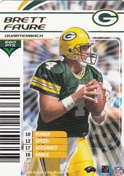 2002 NFL Showdown #119 Brett Favre Front
