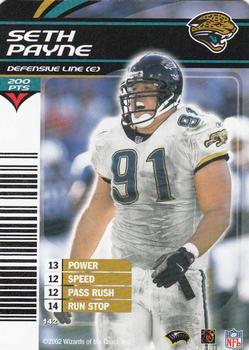 2002 NFL Showdown #142 Seth Payne Front