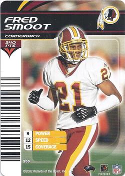 2002 NFL Showdown #355 Fred Smoot Front