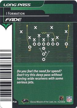2002 NFL Showdown - Plays #P18 Fade Front
