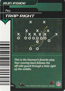 2002 NFL Showdown - Plays #P31 Trap Right Front