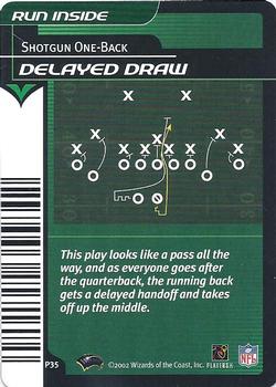 2002 NFL Showdown - Plays #P35 Delayed Draw Front