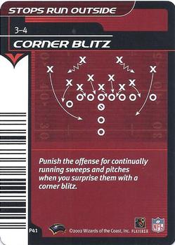 2002 NFL Showdown - Plays #P41 Corner Blitz Front