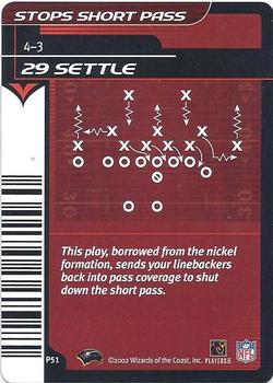 2002 NFL Showdown - Plays #P51 29 Settle Front