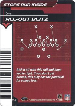 2002 NFL Showdown - Plays #P56 All-Out Blitz Front