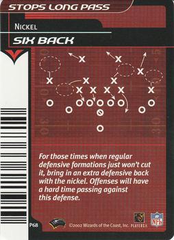 2002 NFL Showdown - Plays #P68 Six Back Front