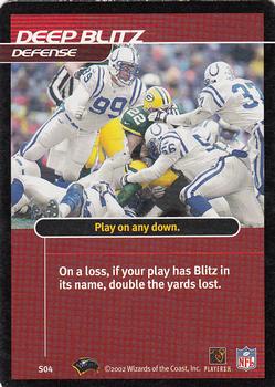 2002 NFL Showdown - Strategy #S04 Deep Blitz Front