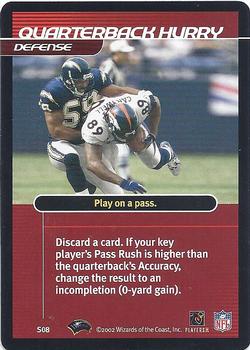 2002 NFL Showdown - Strategy #S08 Quarterback Hurry Front