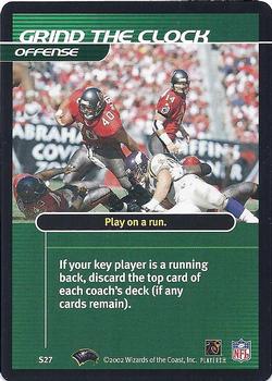 2002 NFL Showdown - Strategy #S27 Grind the Clock Front