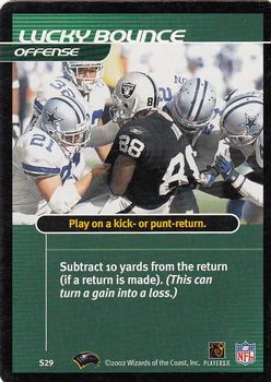 2002 NFL Showdown - Strategy #S29 Lucky Bounce Front