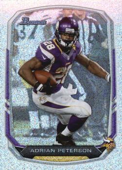 2013 Bowman - Silver Ice #1 Adrian Peterson Front