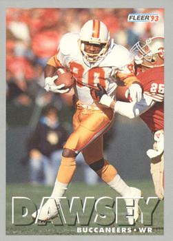 1993 Fleer Shell FACT #107 Lawrence Dawsey Front