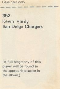 1972 NFLPA Wonderful World Stamps #352 Kevin Hardy Back