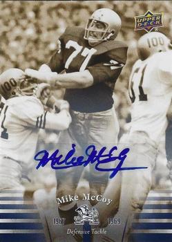 2013 Upper Deck University of Notre Dame - Autographs #16 Mike McCoy Front