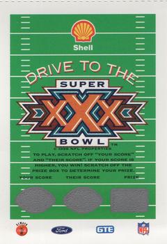 1995 Fleer Shell #NNO Drive to the Super Bowl Sweepstakes Front