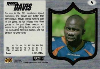 1998 Playoff Absolute SSD Hobby - Silver #4 Terrell Davis Back