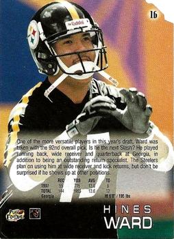 1998 Playoff Absolute Retail - Red #16 Hines Ward Back