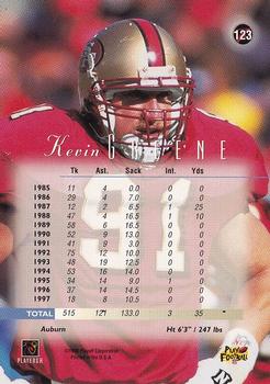1998 Playoff Prestige Retail - Red #123 Kevin Greene Back