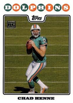 2008 Topps #334 Chad Henne Front