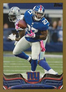 2013 Topps - Gold #95 Stevie Brown Front