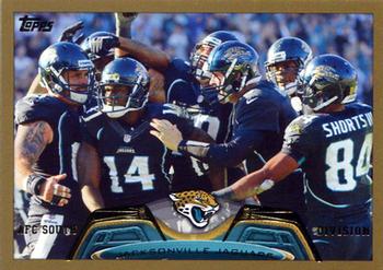 2013 Topps - Gold #356 Jacksonville Jaguars Front