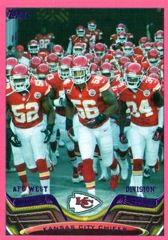 2013 Topps - Pink #113 Kansas City Chiefs Front