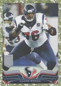 2013 Topps - Camo #28 Duane Brown Front