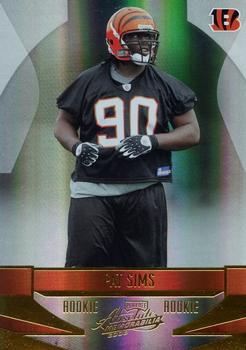 2008 Playoff Absolute Memorabilia #223 Pat Sims Front
