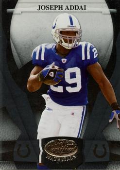 2008 Leaf Certified Materials #55 Joseph Addai Front
