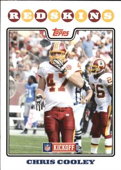 2008 Topps Kickoff #86 Chris Cooley Front