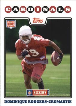 2008 Topps Kickoff #211 Dominique Rodgers-Cromartie Front