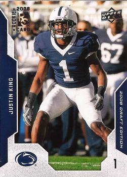 2008 Upper Deck Draft Edition #81 Justin King Front