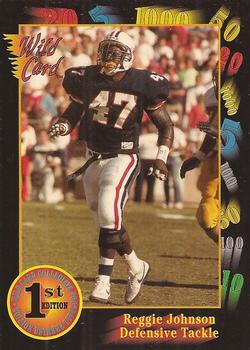 1991 Wild Card Draft #4 Reggie Johnson Front
