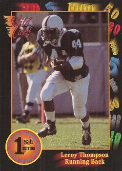 1991 Wild Card Draft #27 Leroy Thompson Front