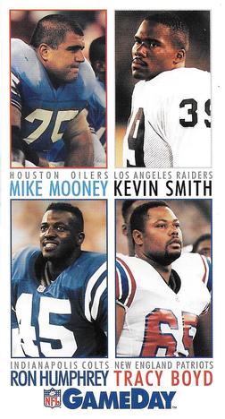 1992 GameDay #30 Mike Mooney / Kevin Smith / Ronald Humphrey / Tracy Boyd Front