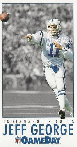 1992 GameDay #221 Jeff George Front