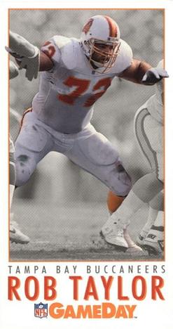 1992 GameDay #296 Rob Taylor Front