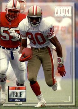 1993 Pro Set Power #80 Jerry Rice Front