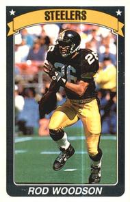 1990 Panini Stickers #158 Rod Woodson Front