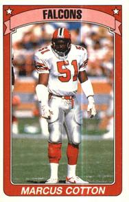 1990 Panini Stickers #212 Marcus Cotton Front