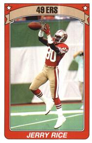 1990 Panini Stickers #363 Jerry Rice Front